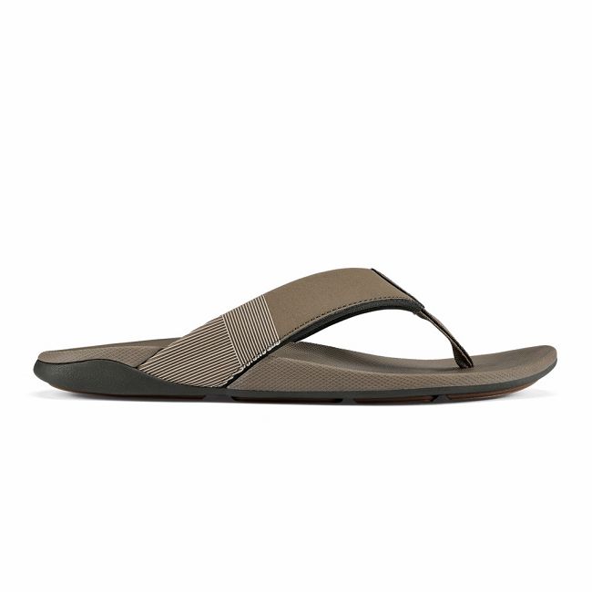 Sandalias Olukai Malanai - Chanclas Hombre Cafes 20263-805